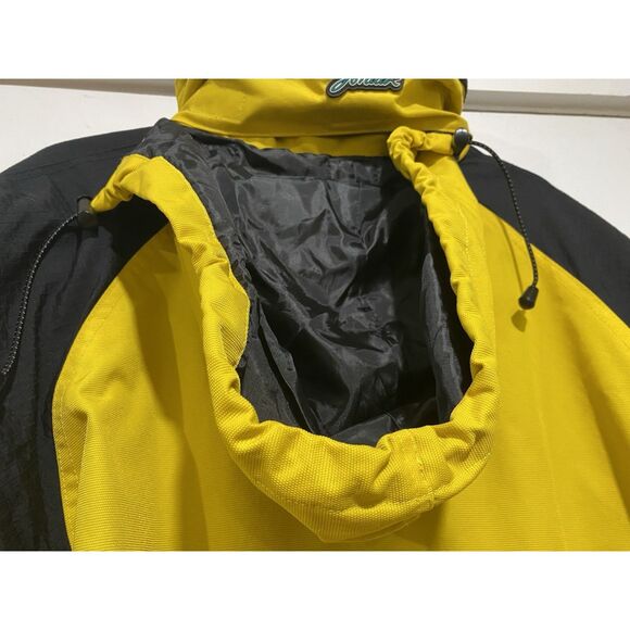 Jordan Grand Prix Jacket Men Large Yellow Black Half Zip Benson Hedges FLAWS - Picture 7 of 16